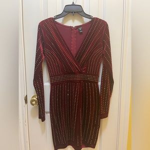Embellished Velvet Dress